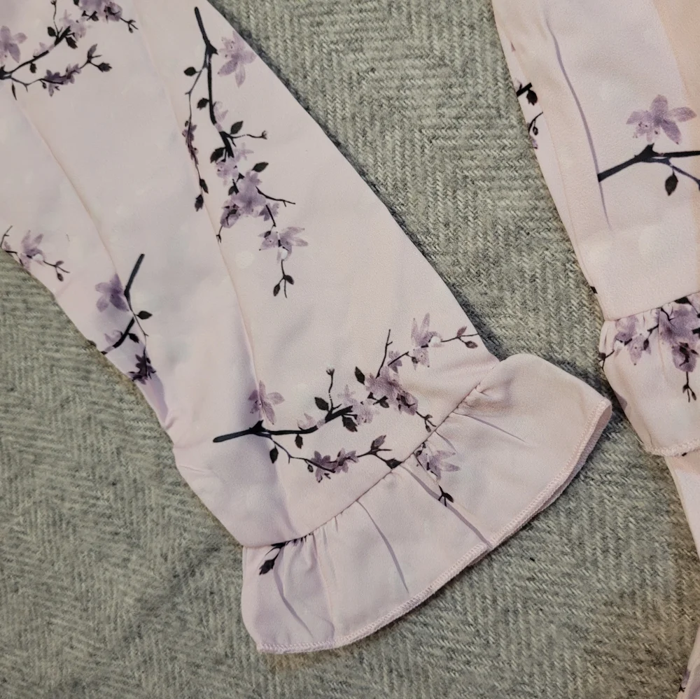✨️Pink Floral Ruffle Dress - Picture 4 of 7